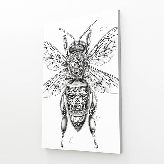 Tribal Bee Art