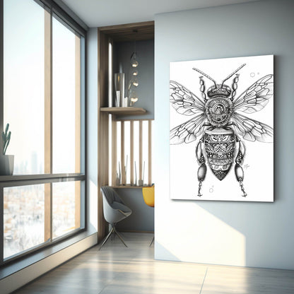 Tribal Bee Art