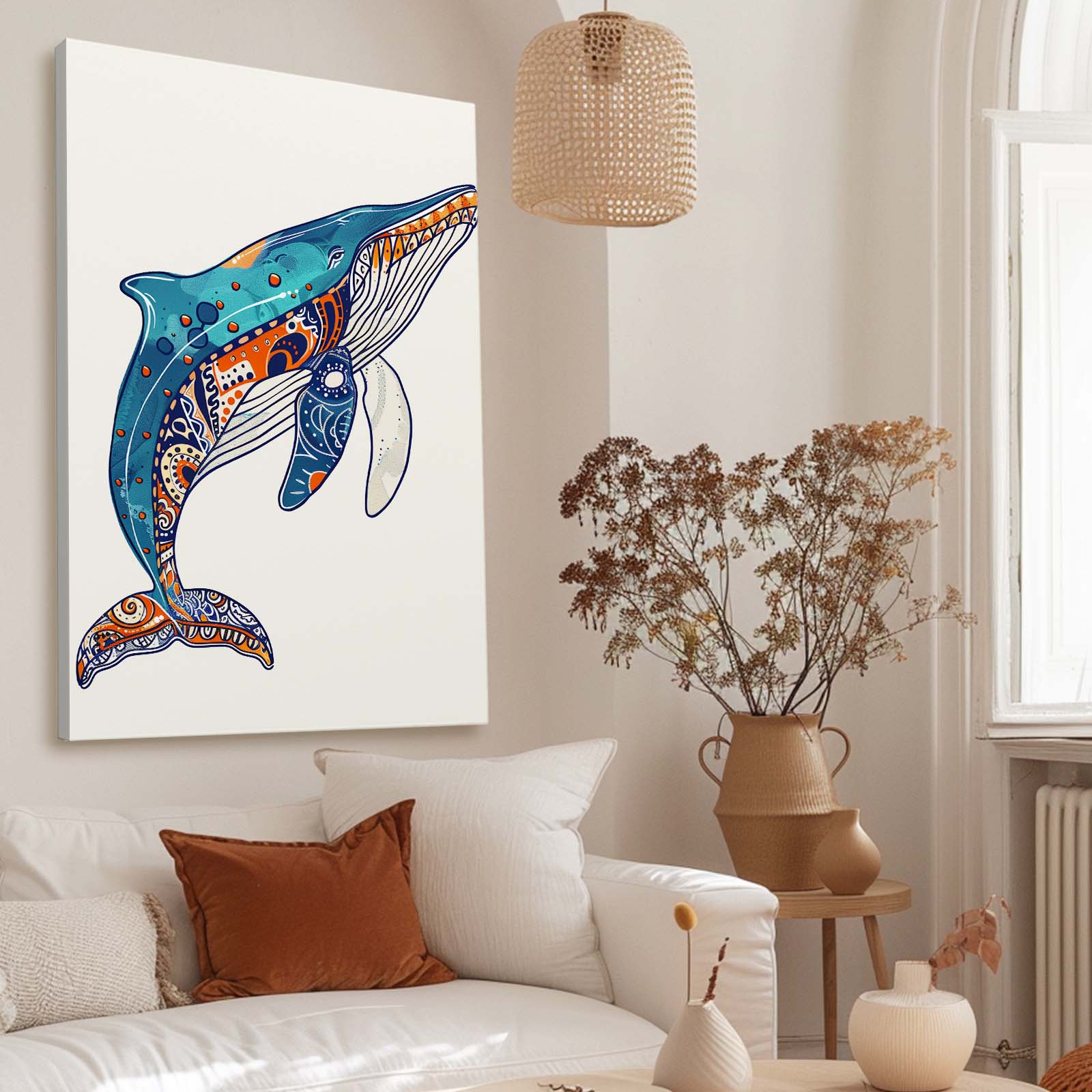 Tribal Whale Art