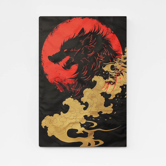 Tribal Wolf Art