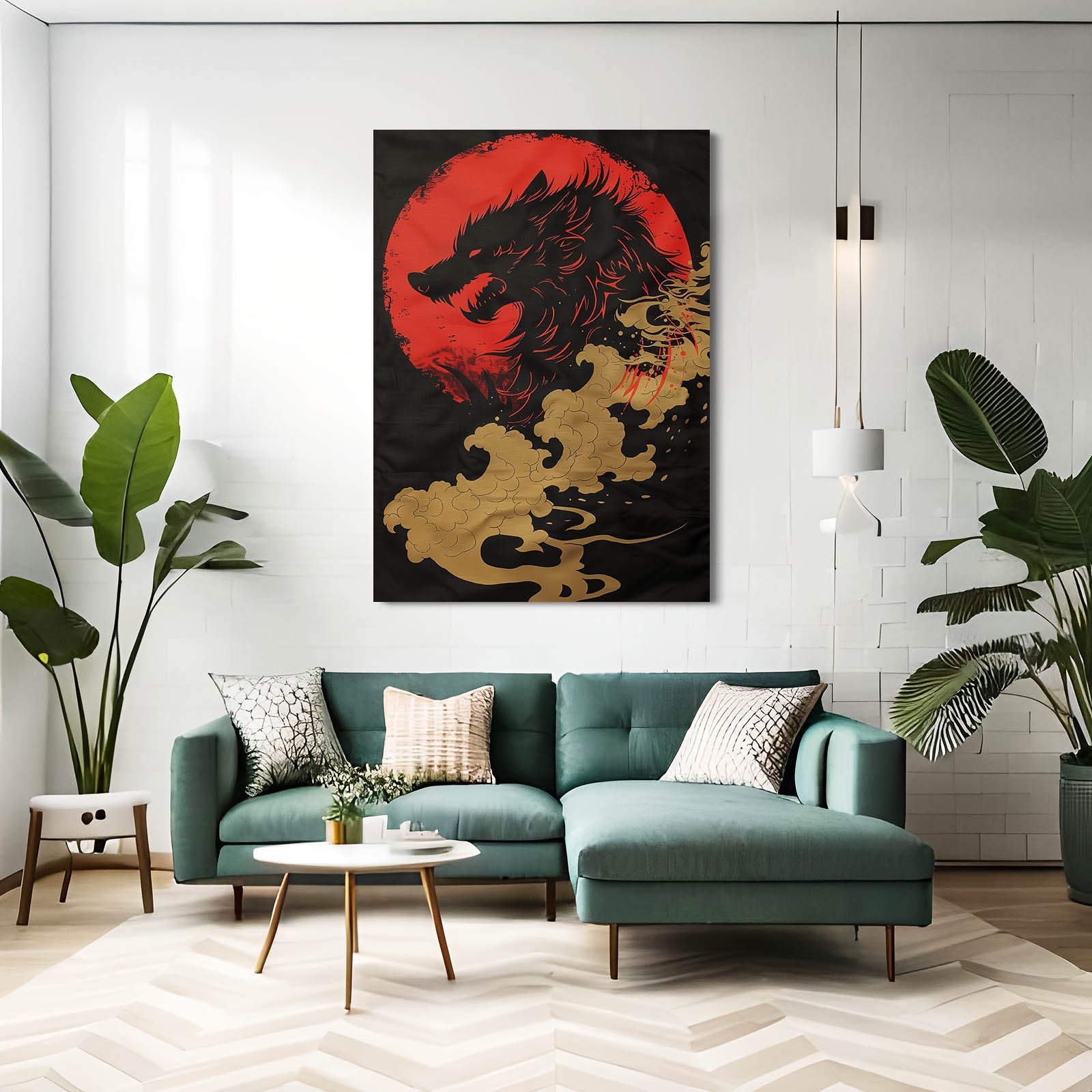 Tribal Wolf Art
