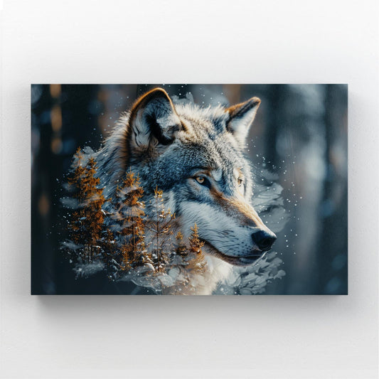 Tribal Wolf Wall Art