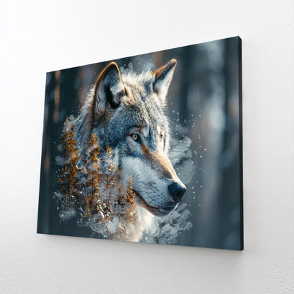 Tribal Wolf Wall Art