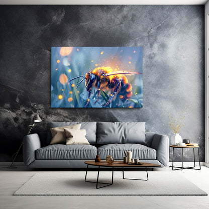 Twilight Glow Bee Art