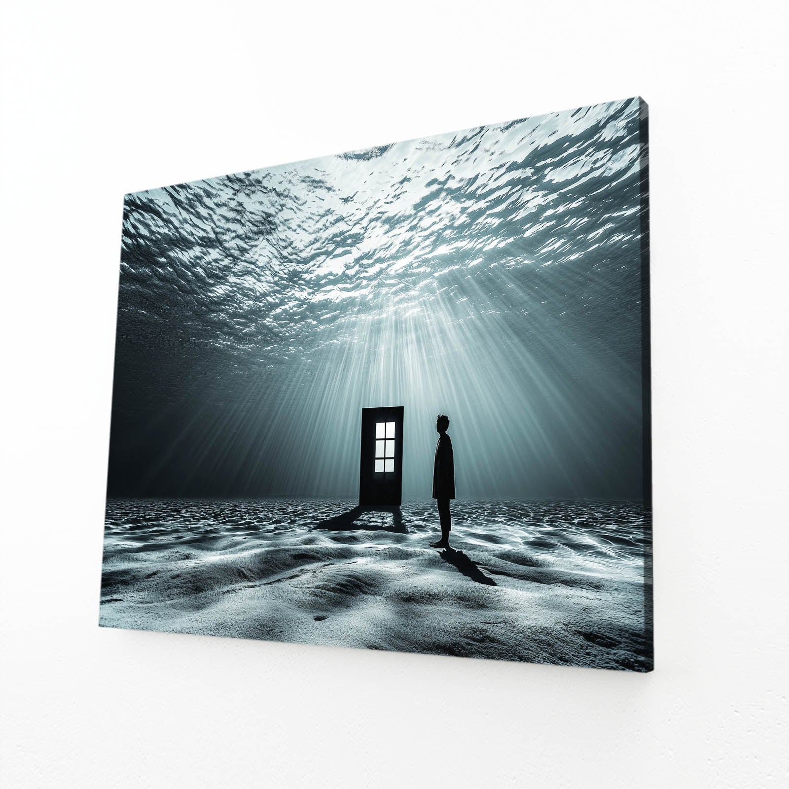 Underwater Doorway Photography Art – canvas print, view 2