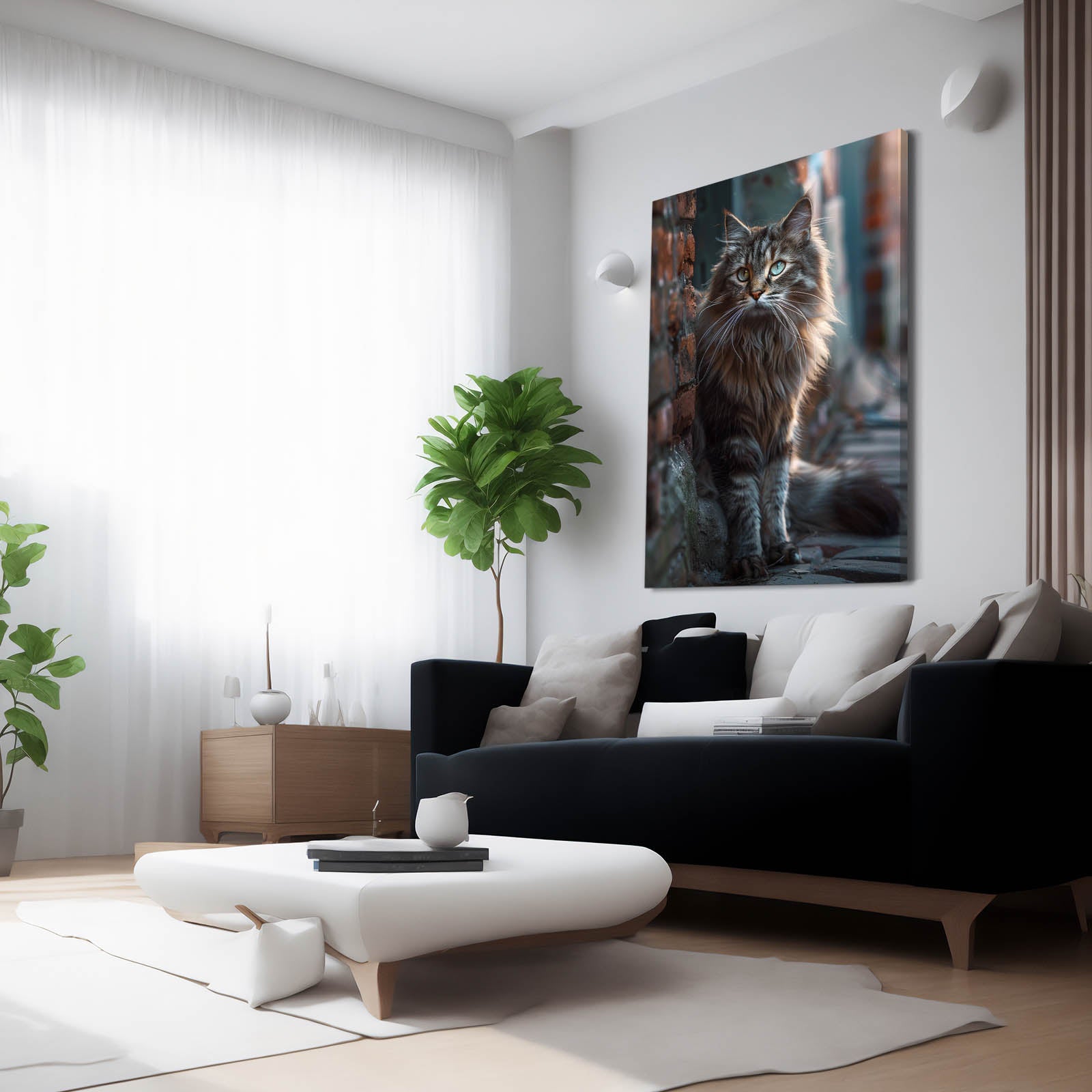Urban Majesty Cat Wall Art