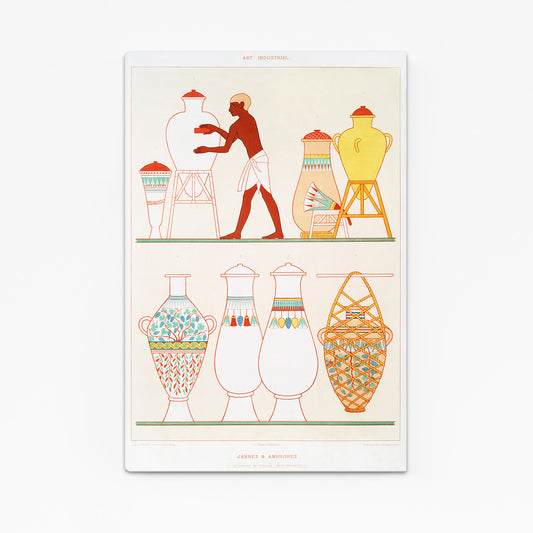 Vase Bearers Illustration Egyptian Prints – vase bearers illustration egyptian canvas print
