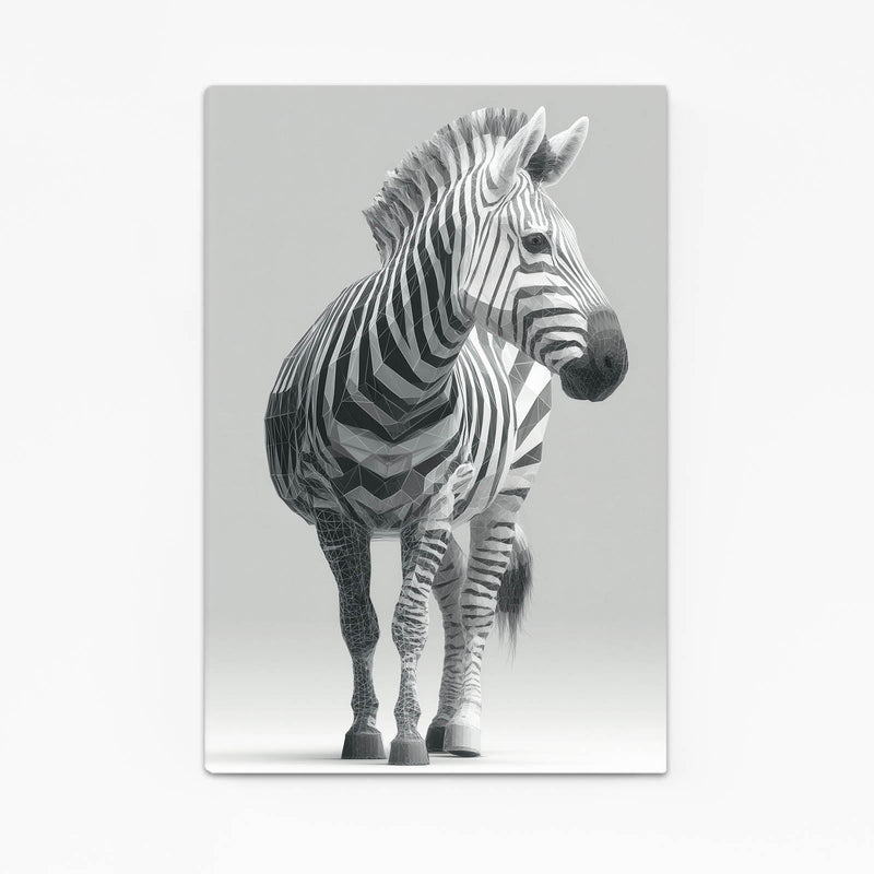 Vertical Zebra Wall Art – vertical canvas print