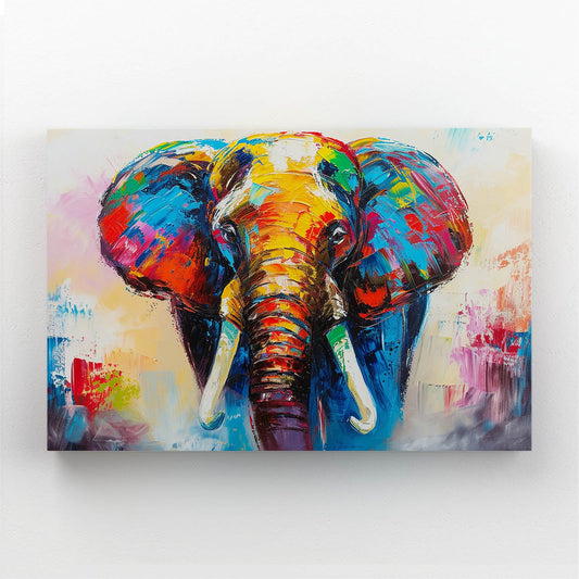 Vibrant Elephant Art