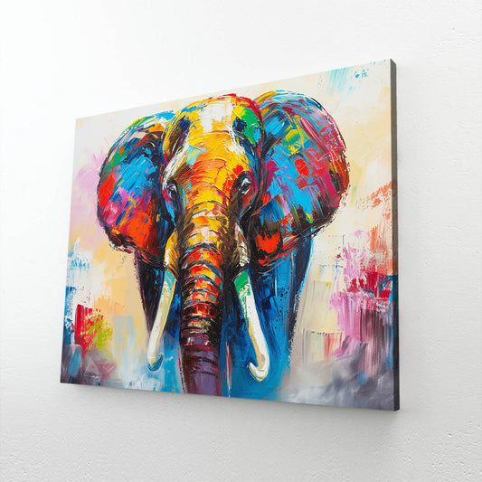 Vibrant Elephant Art
