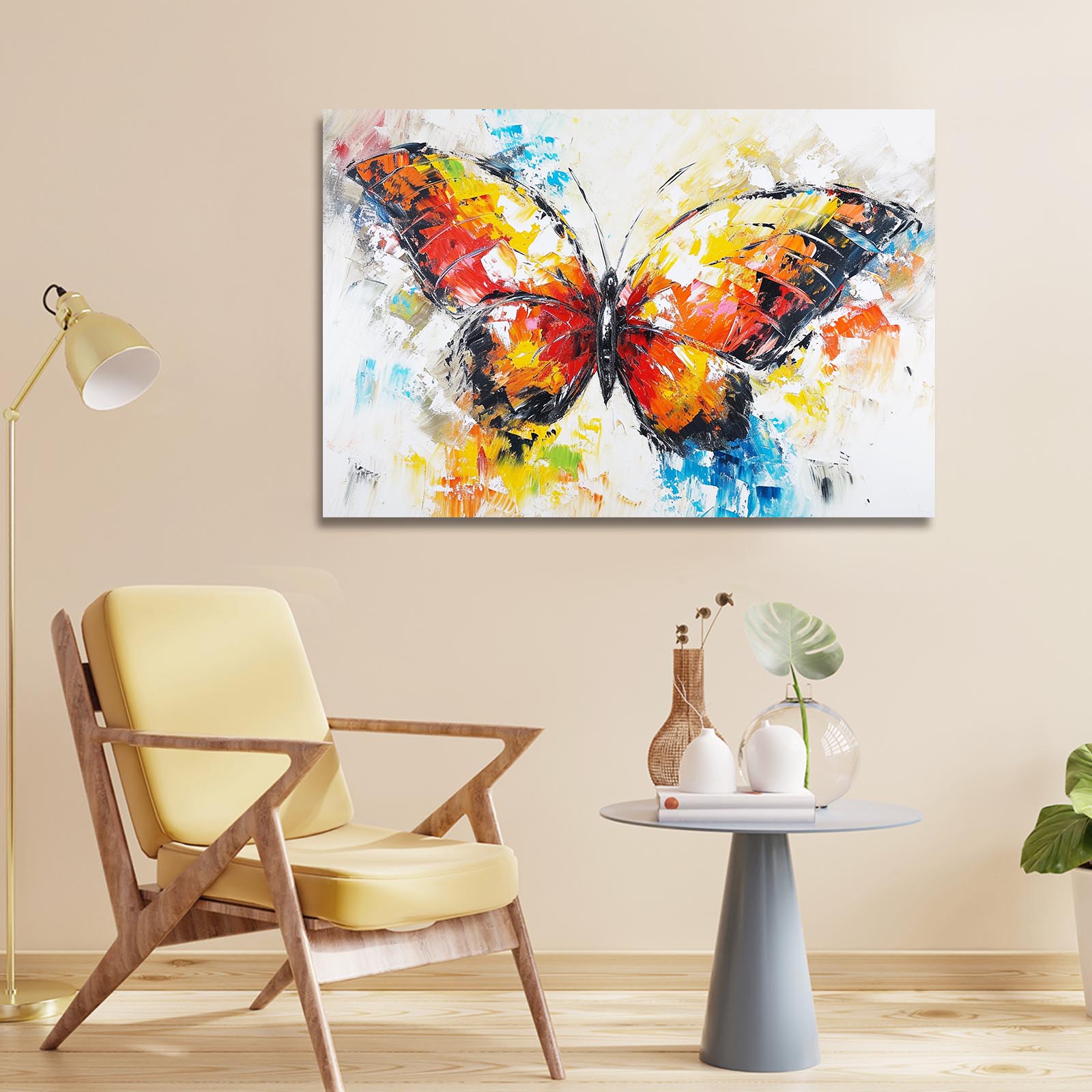Vibrant Energy Butterfly Wall Art