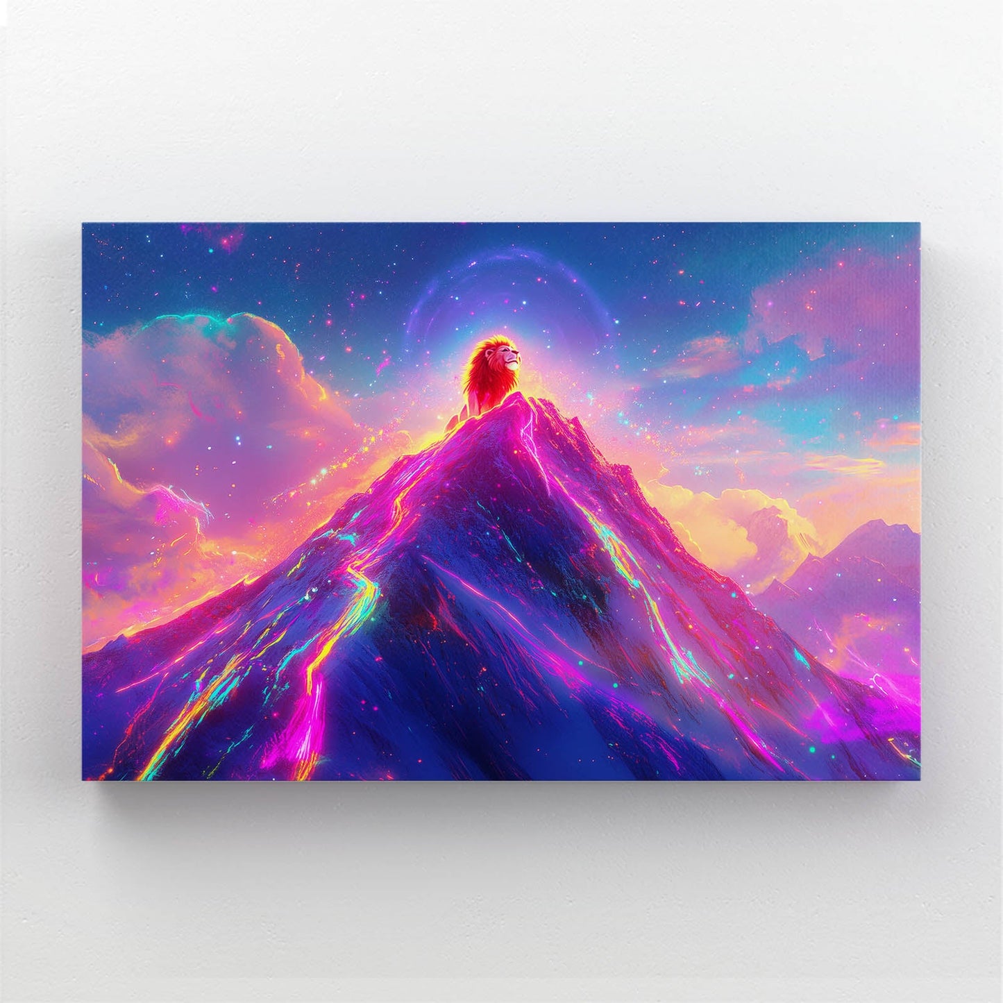 Vibrant Mountain Lion Art