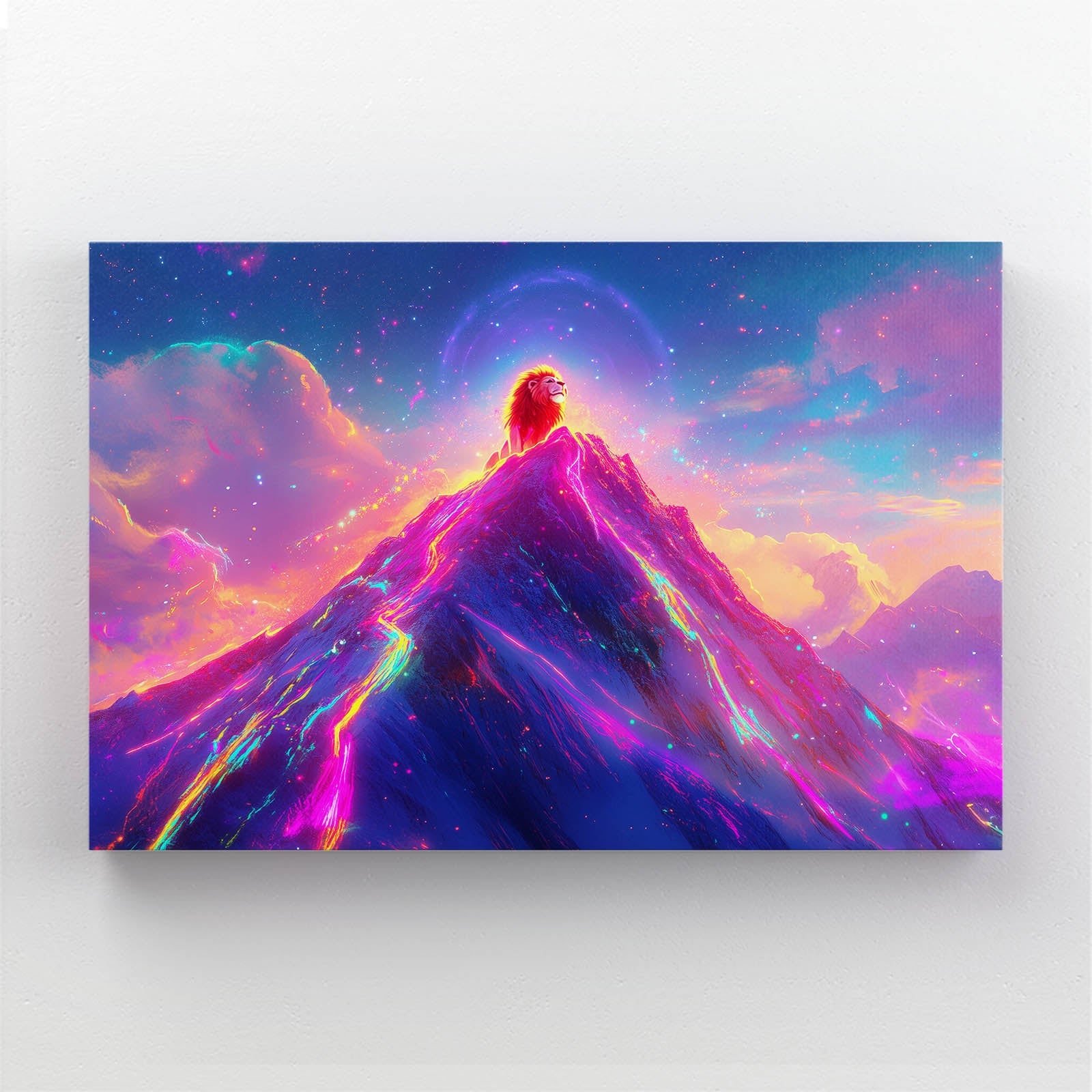 Vibrant Mountain Lion Art