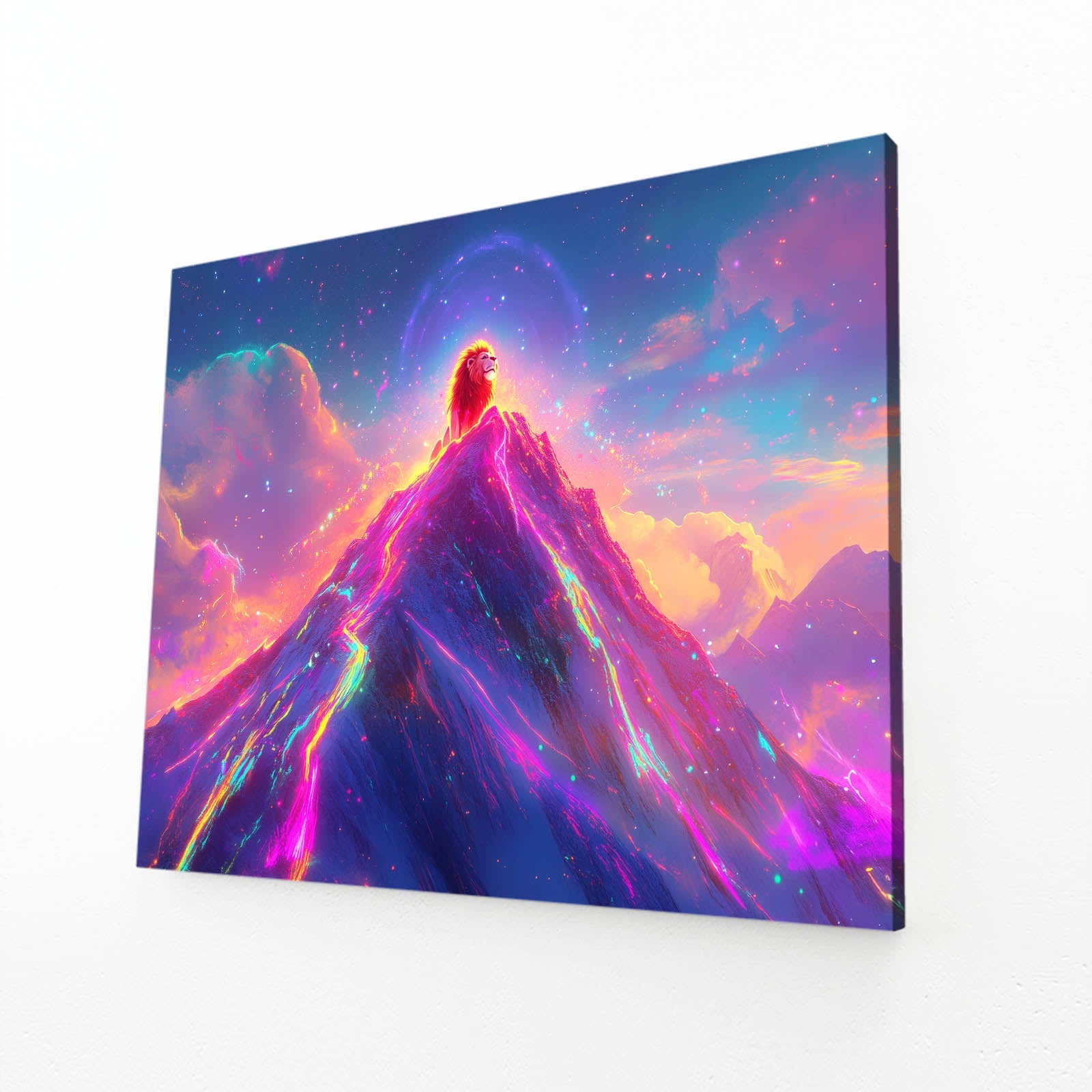 Vibrant Mountain Lion Art