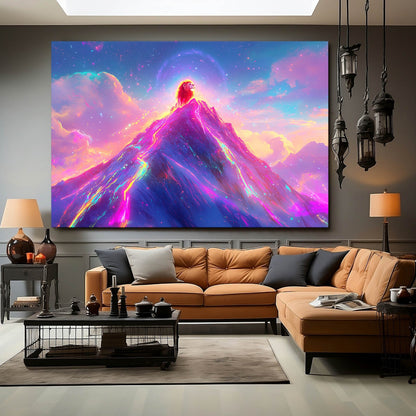 Vibrant Mountain Lion Art