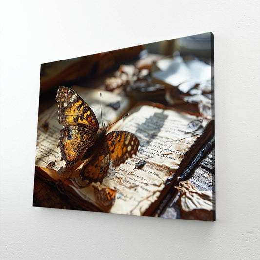 Vintage Butterfly Canvas