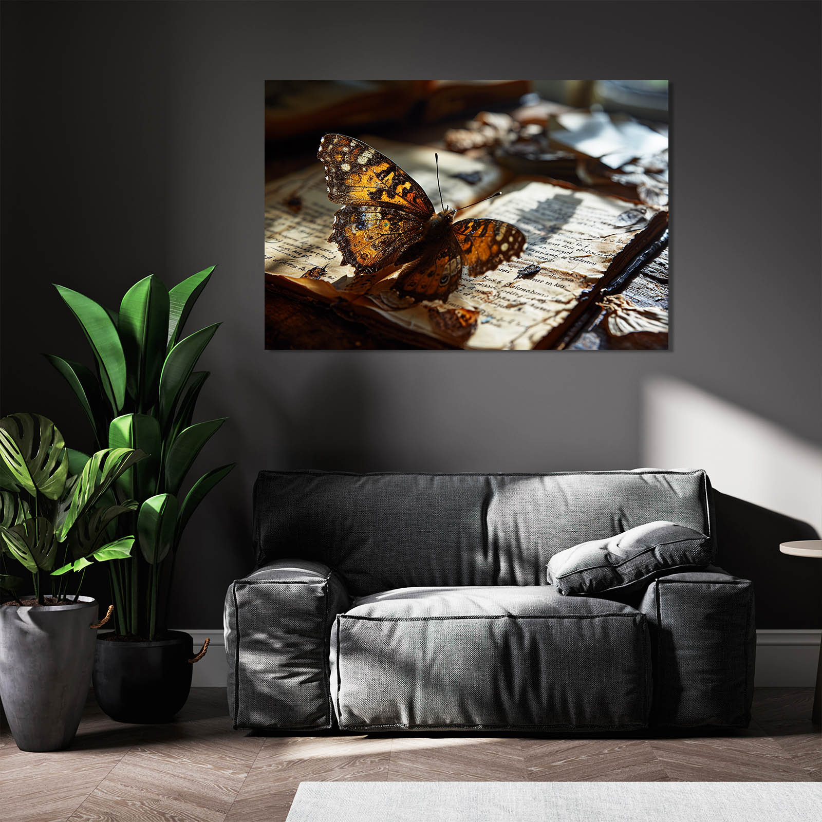 Vintage Butterfly Canvas