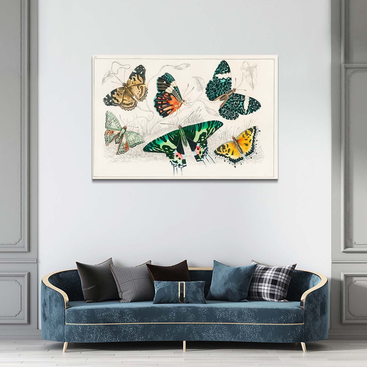 Vintage Butterfly Wall Art