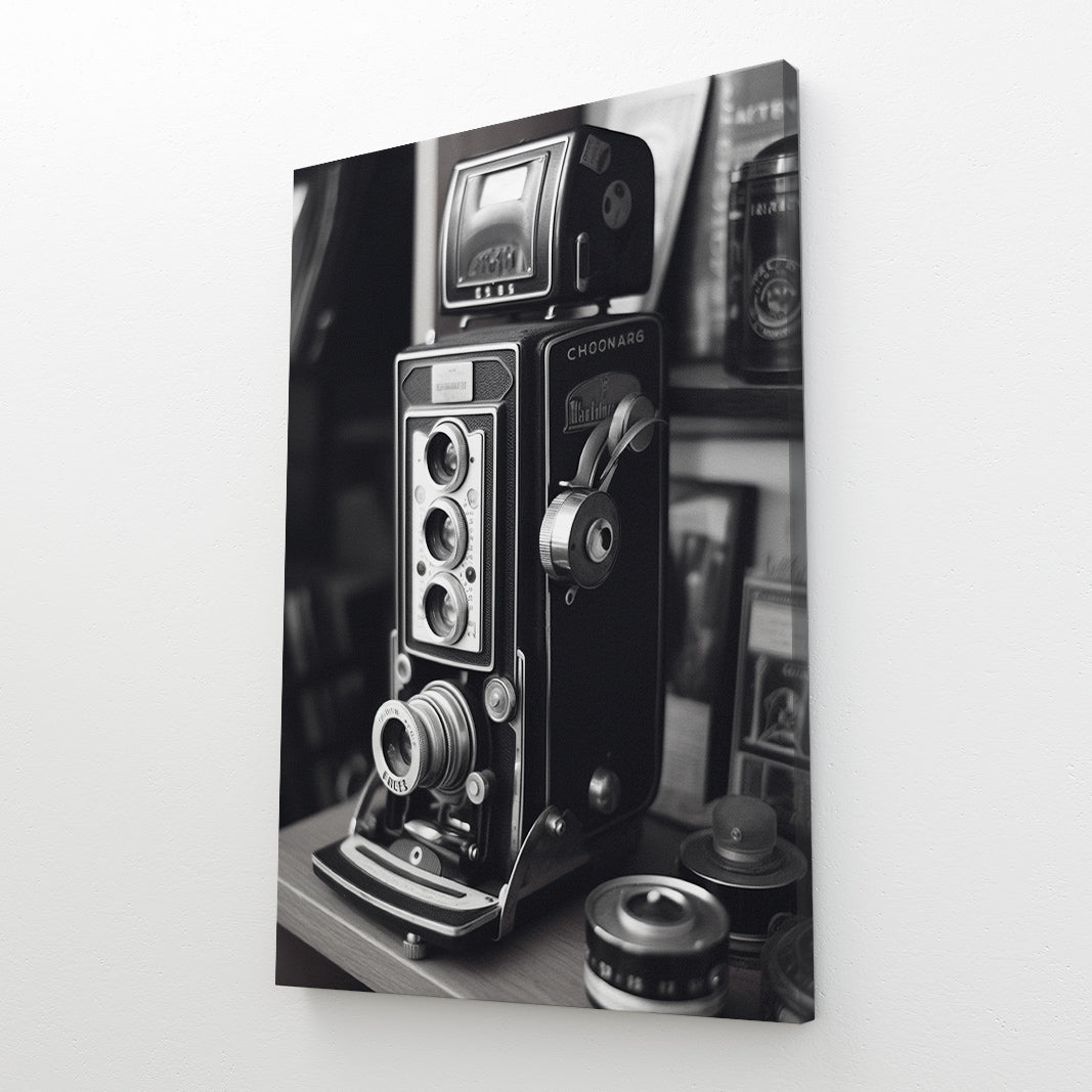 Vintage Camera Photography Print – canvas print, view 2