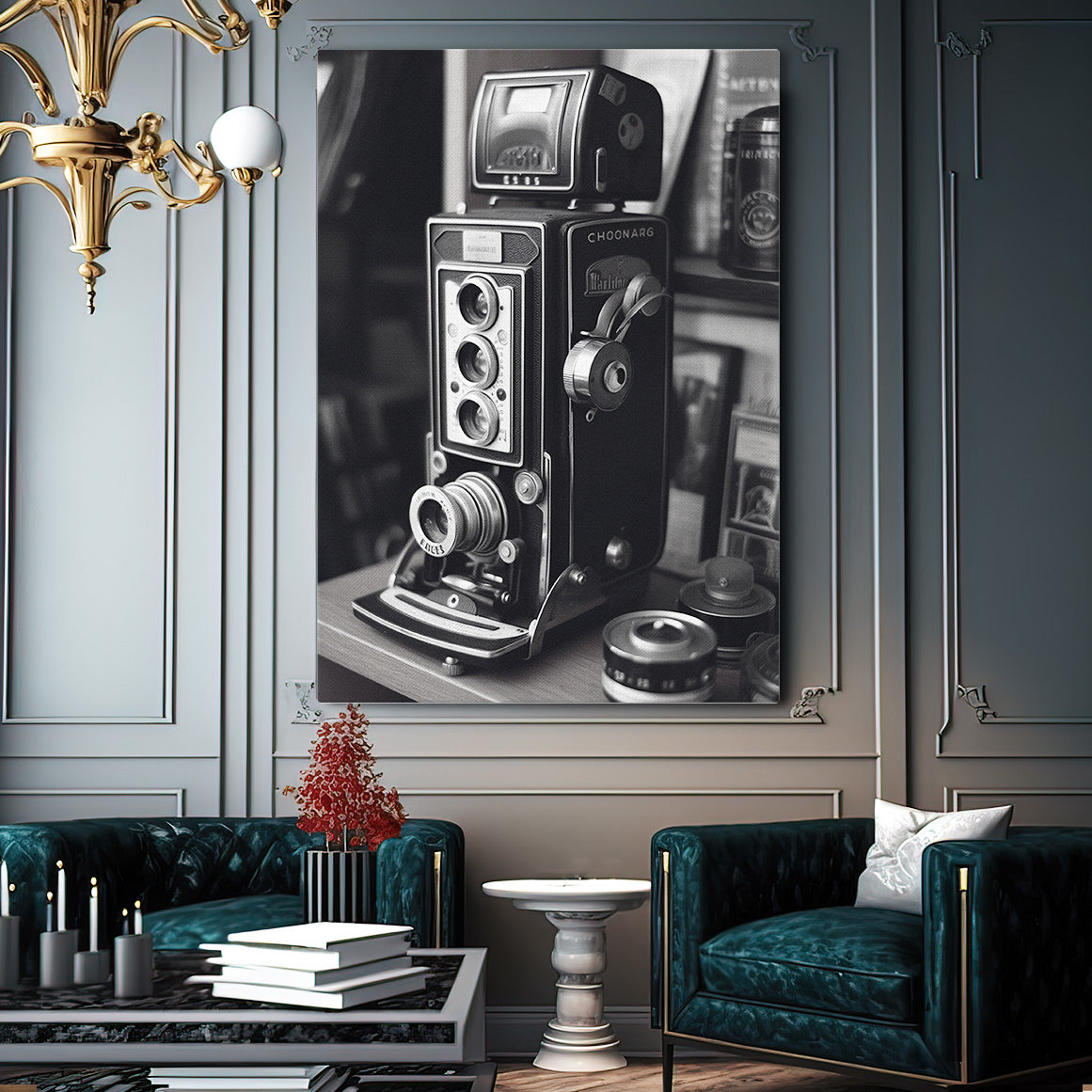 Vintage Camera Photography Print – canvas print, view 4