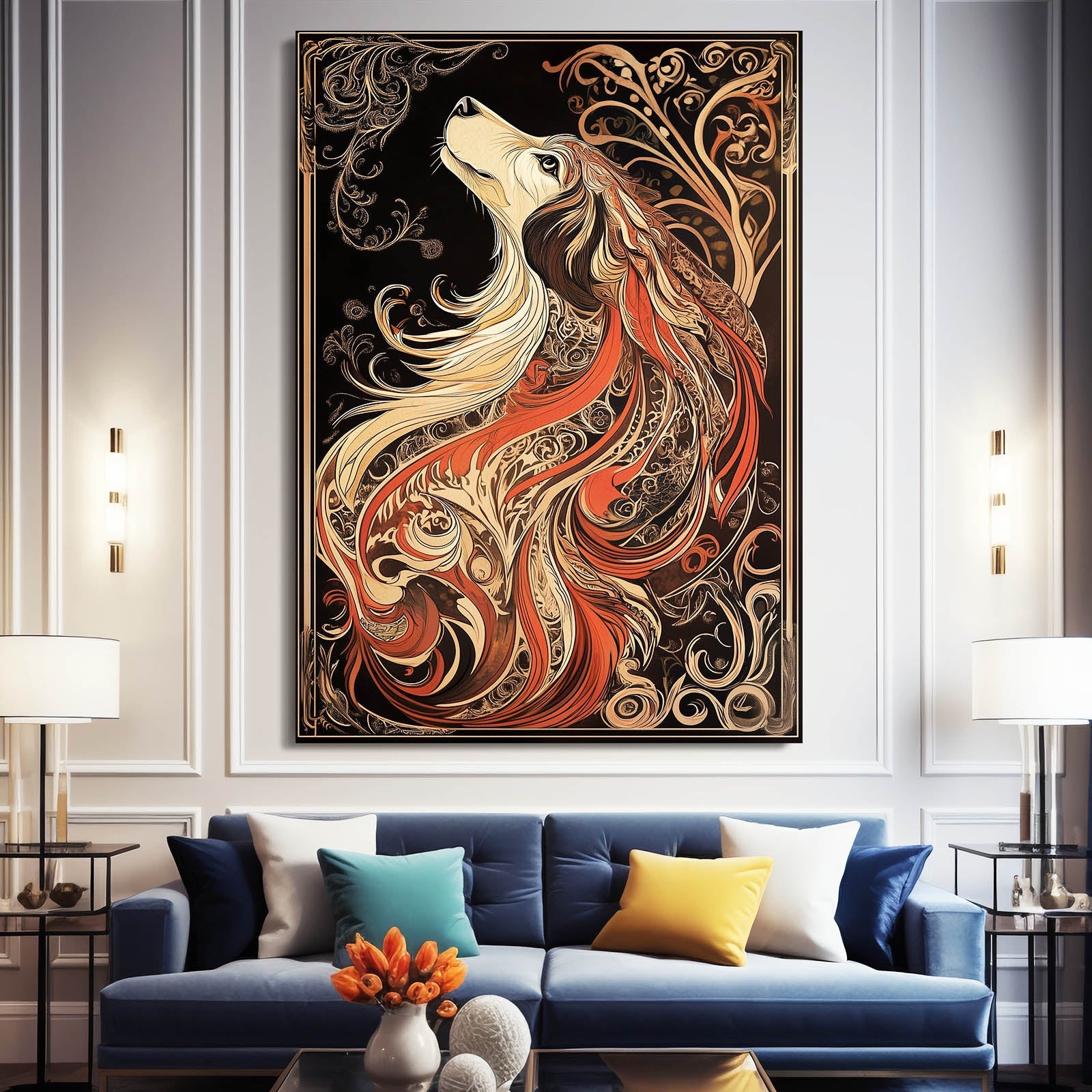 Vintage Dog Wall Art