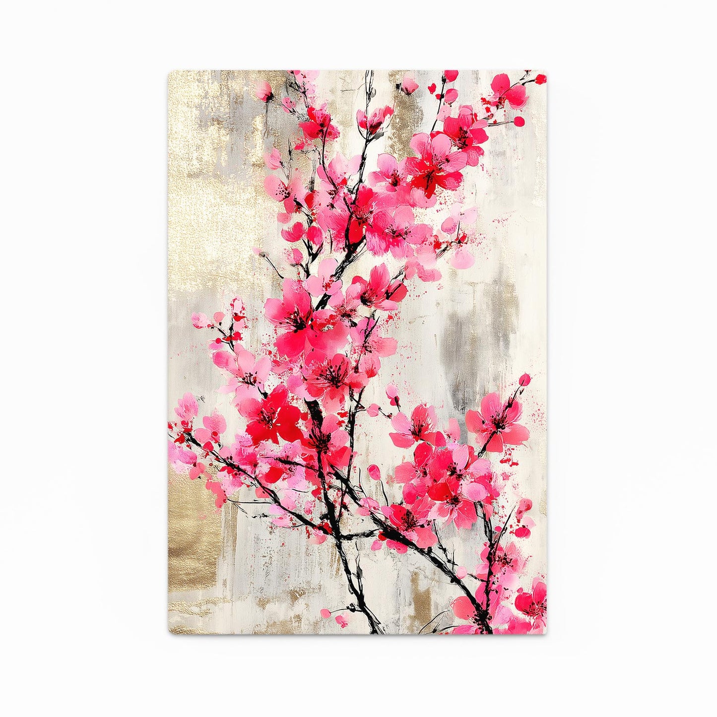 Vintage Plum Branch Cherry Blossom Canvas – vintage plum branch cherry blossom canvas print