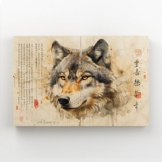 Vintage Wolf Art