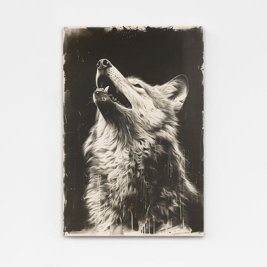 Vintage Wolf Wall Art