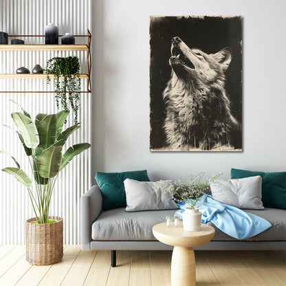 Vintage Wolf Wall Art
