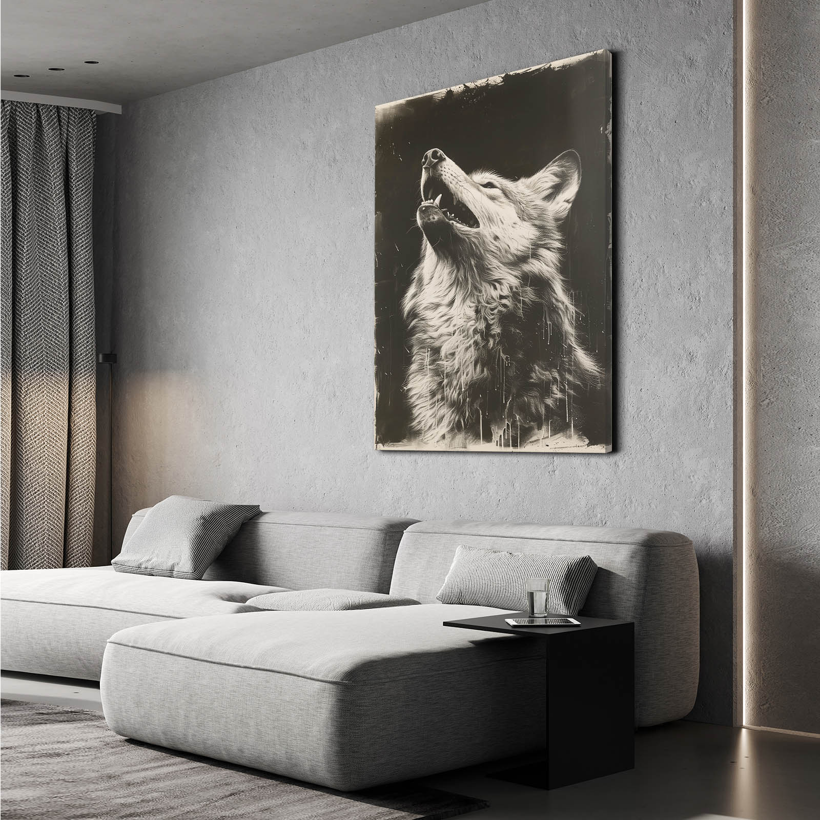 Vintage Wolf Wall Art