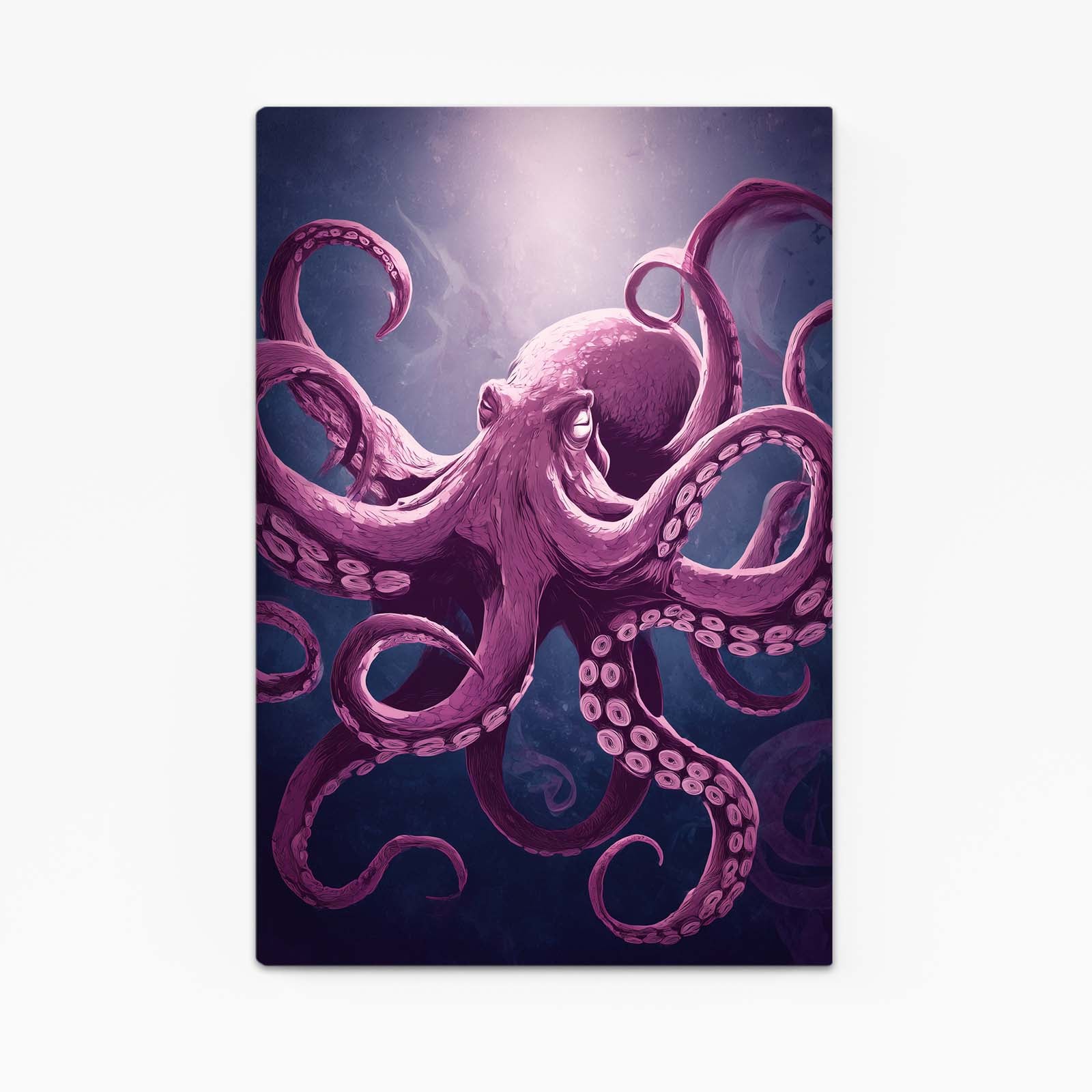 Violet Deep Drift Octopus Art – violet deep drift octopus canvas print