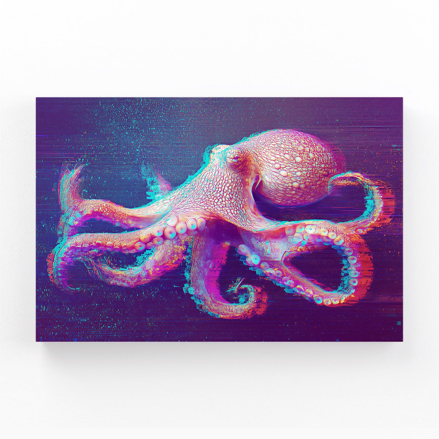 Violet Tentacles Octopus Wall Decor – violet tentacles octopus canvas print