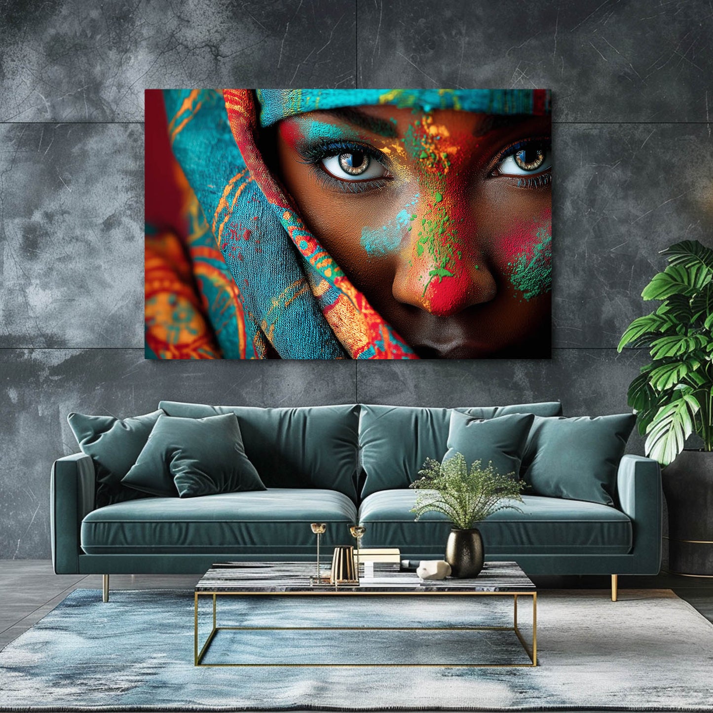 Vivid African Photography Wall Art – canvas print, view 4