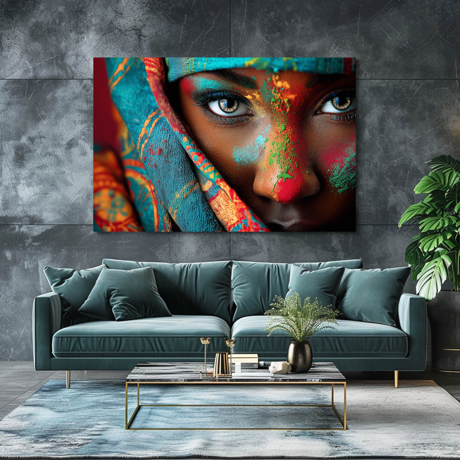 Vivid African Photography Wall Art – canvas print, view 4