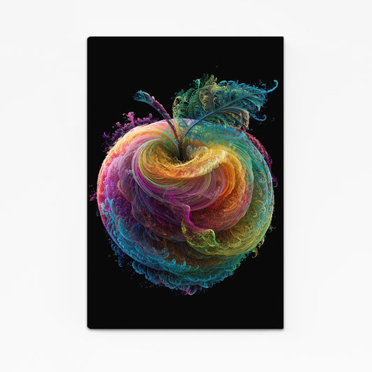 Vivid Color Swirl Apple Canvas – vivid color swirl apple canvas print
