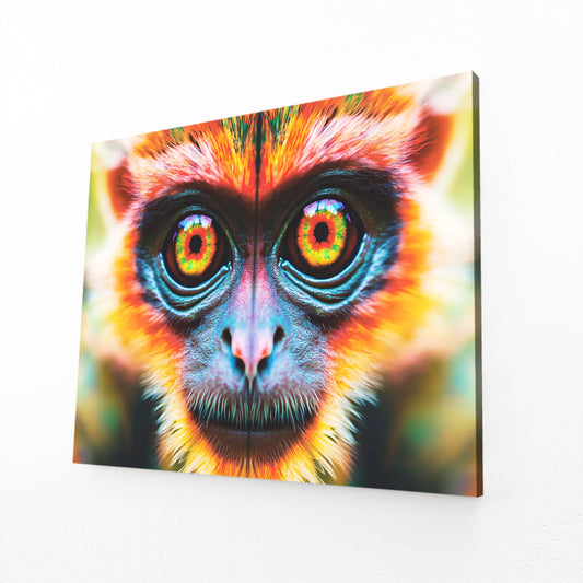 Vivid Mandrill Gaze Monkey Prints – vivid mandrill gaze monkey canvas print