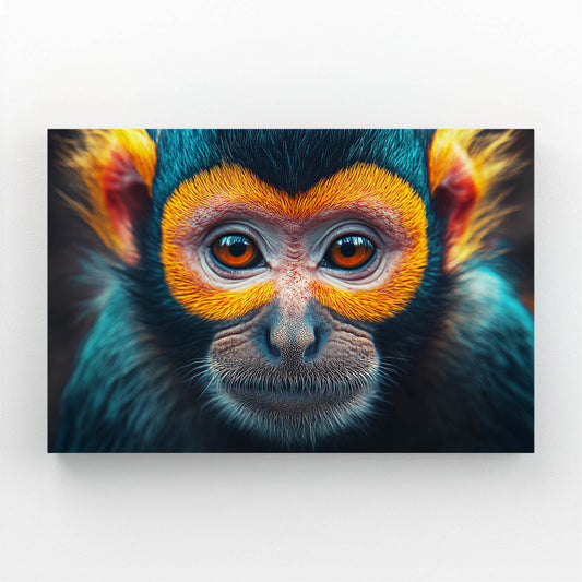 Vivid Orange Fur Monkey Canvas – vivid orange fur monkey canvas print