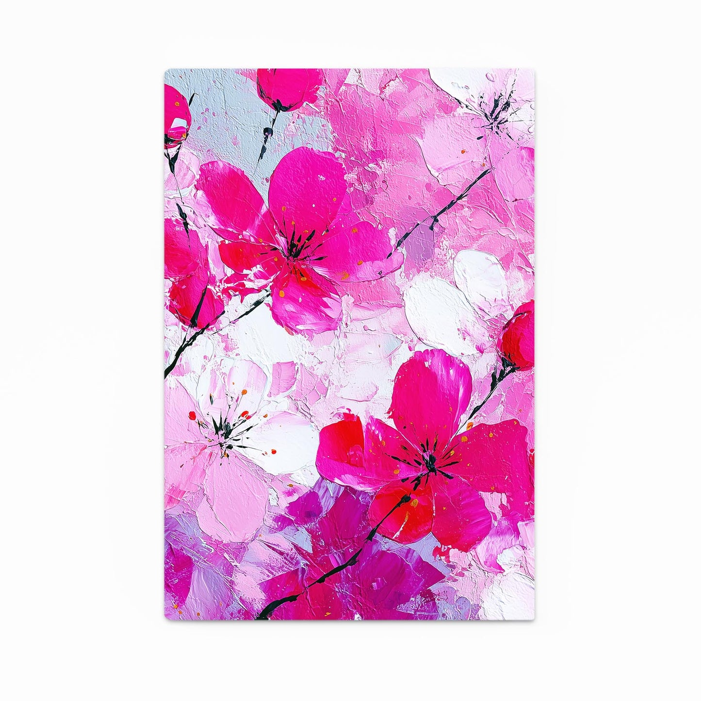 Vivid Petal Cluster Cherry Blossom Art – vivid petal cluster cherry blossom canvas print