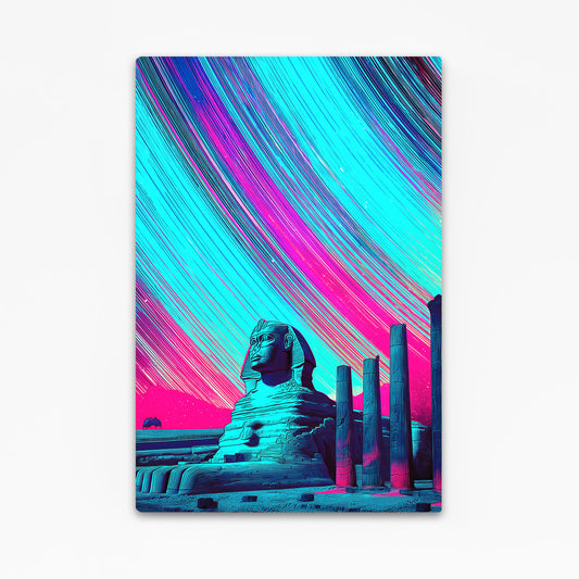 Vivid Sphinx Gradient Egyptian Prints – vivid sphinx gradient egyptian canvas print