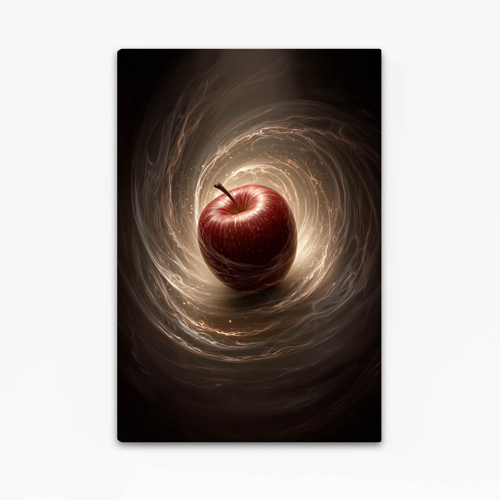 Vortex Swirl Apple Art – vortex swirl apple canvas print