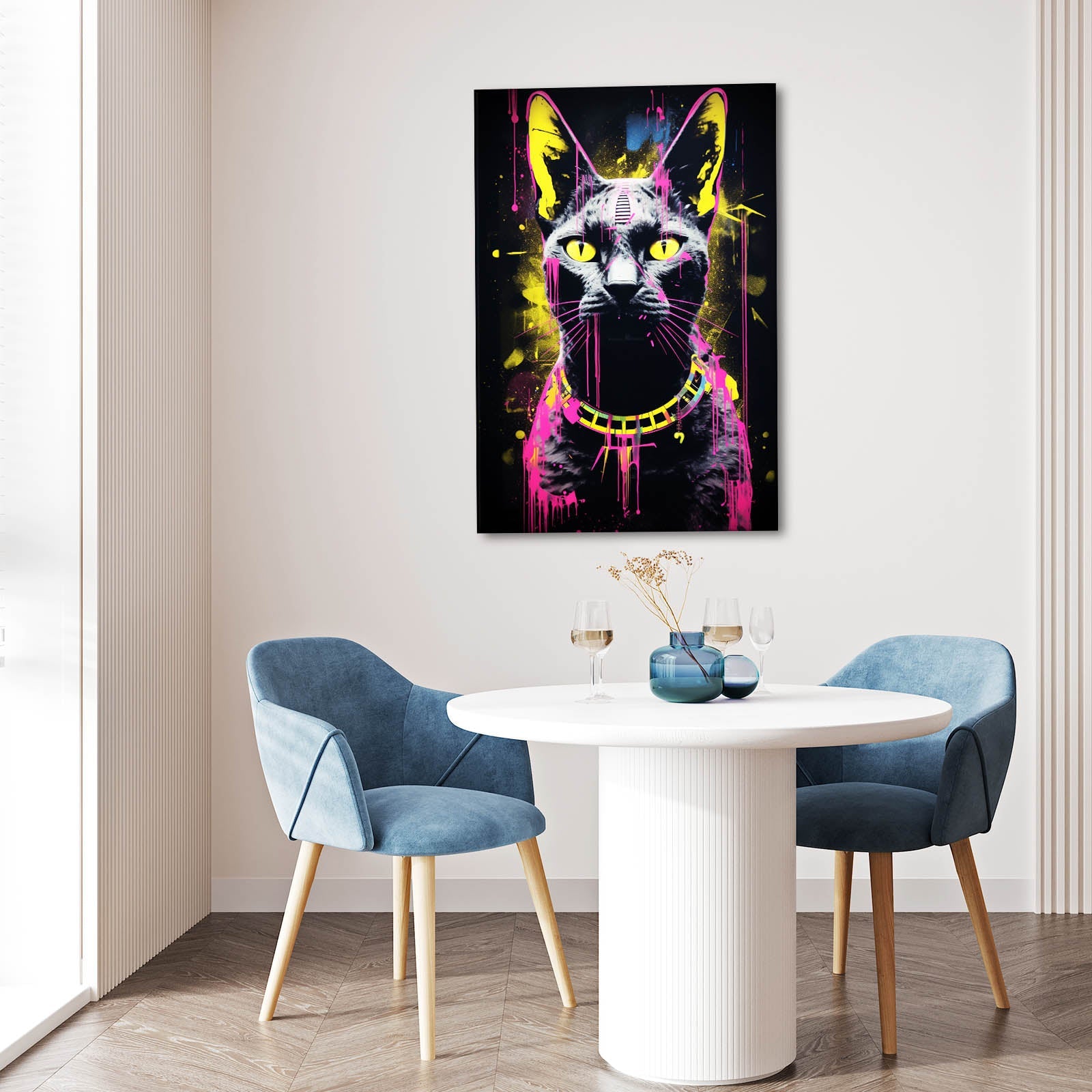 Wall Art Black Cat