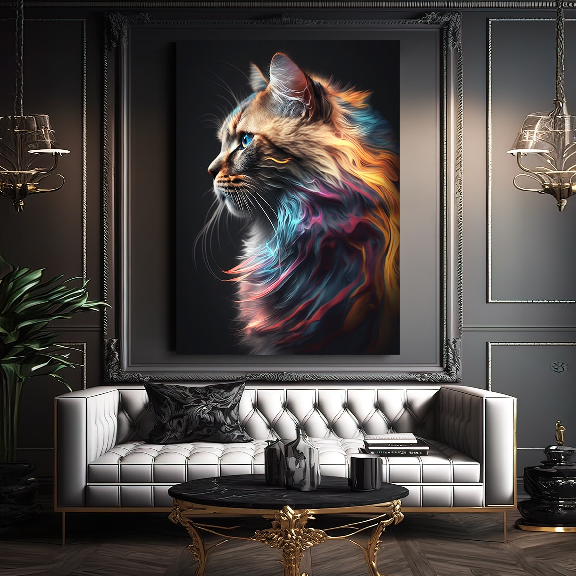 Wall Art Cat Decor