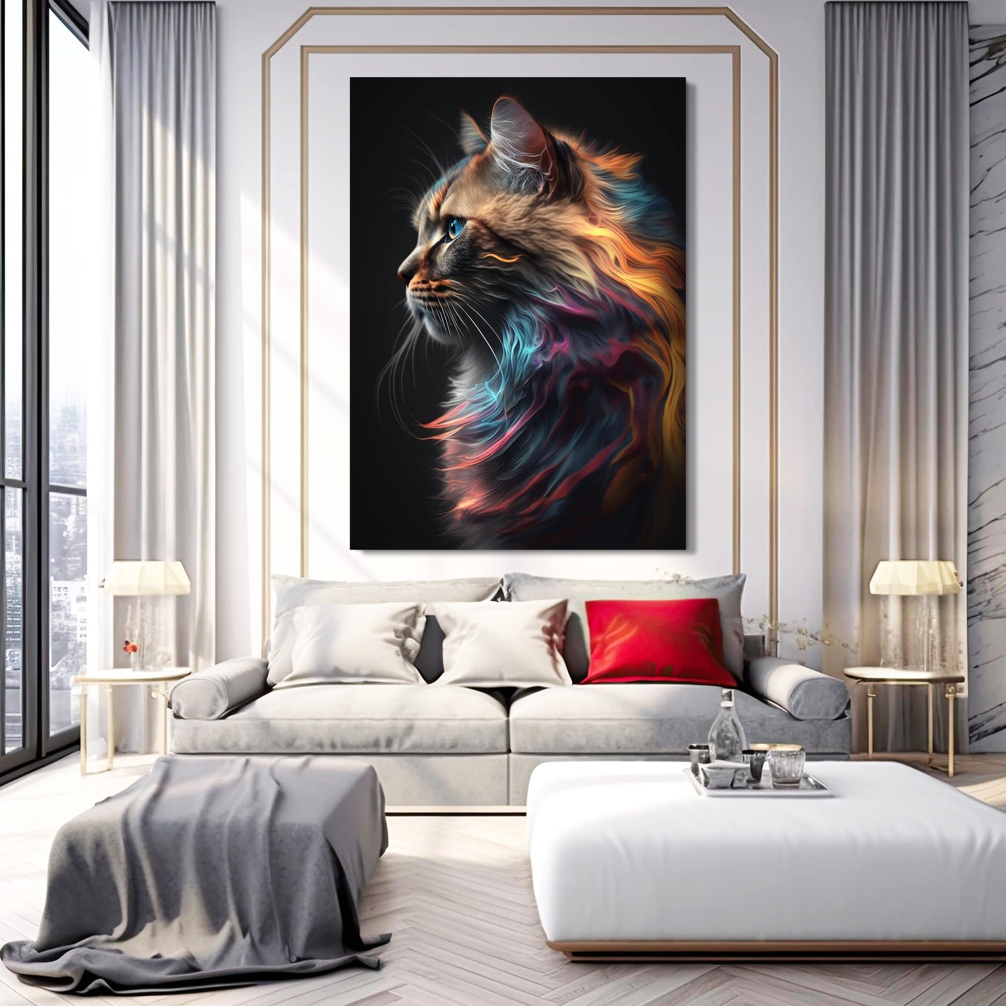 Wall Art Cat Decor