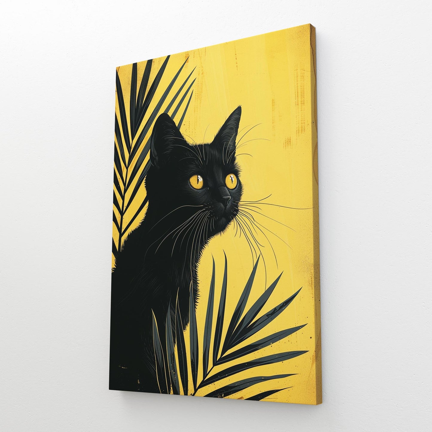 Wall Art Golden Gaze Cat