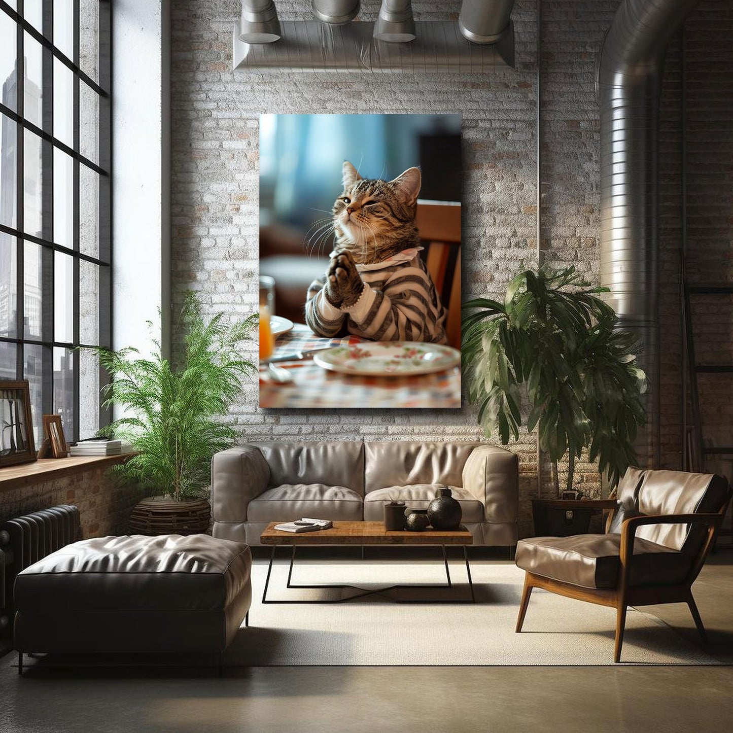 Wall Art Kitchen Cat