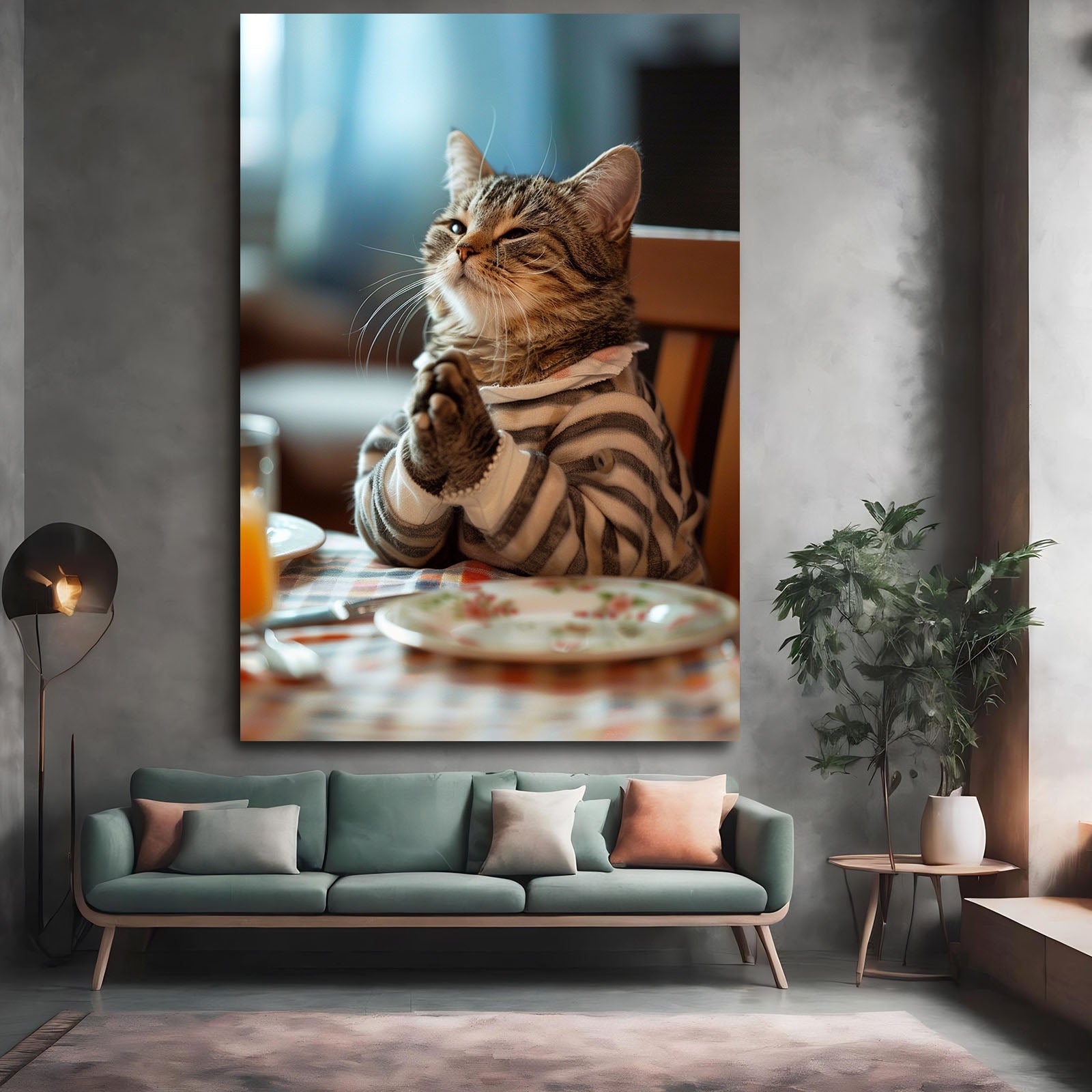 Wall Art Kitchen Cat