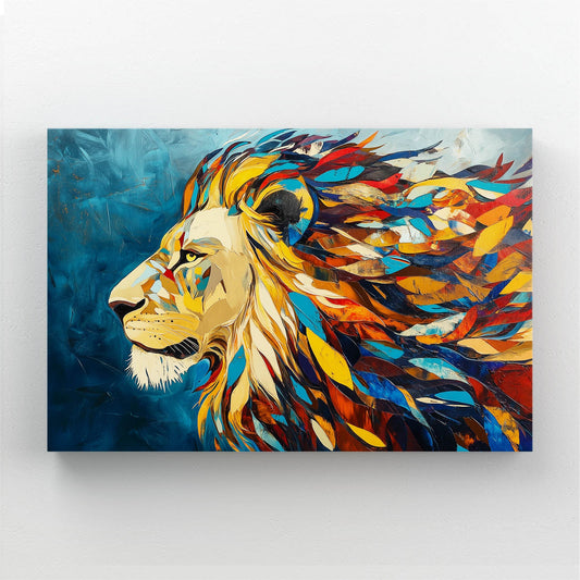 Wall Art Lion Head