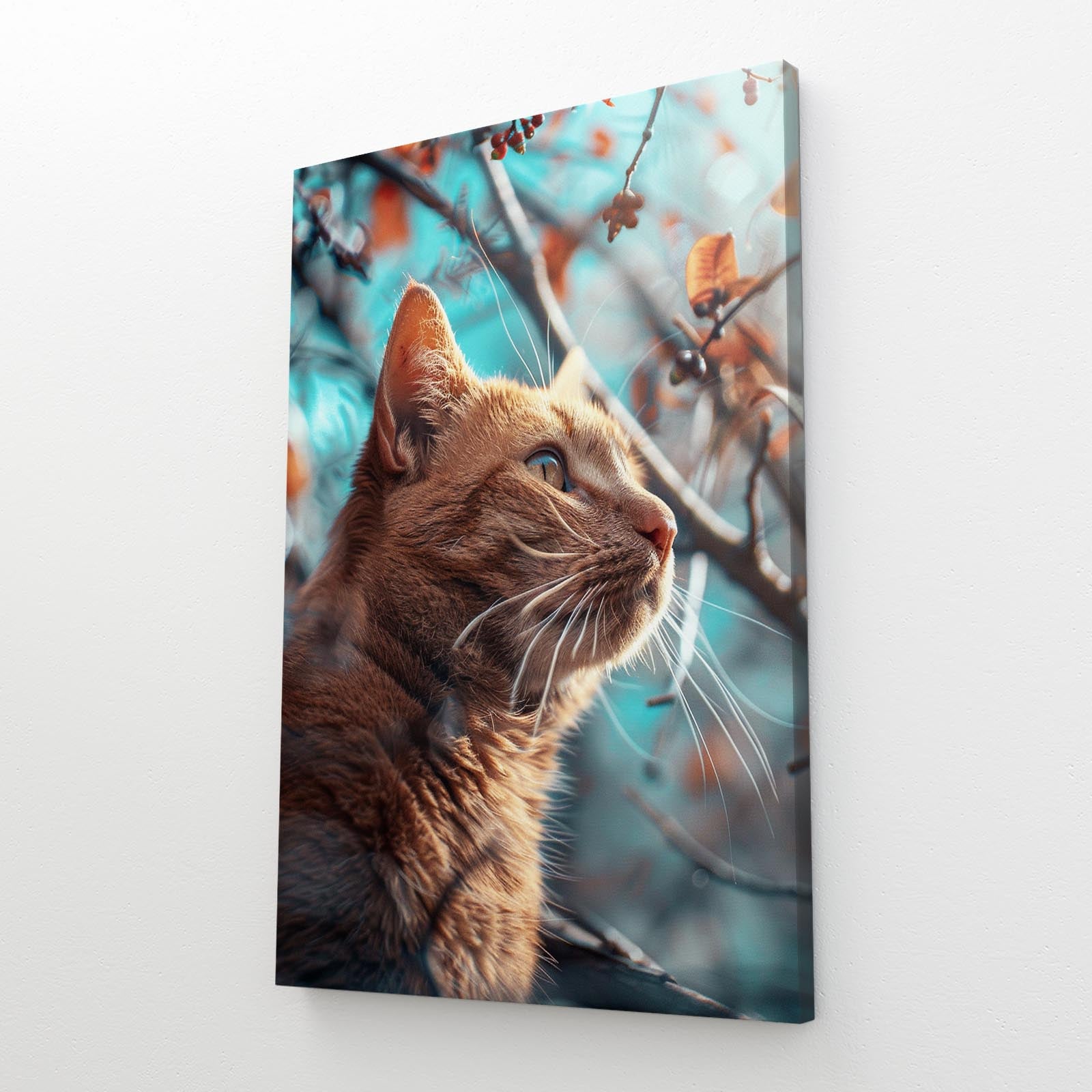 Wall Art Orange Cat
