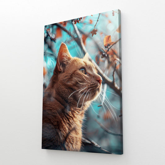 Wall Art Orange Cat