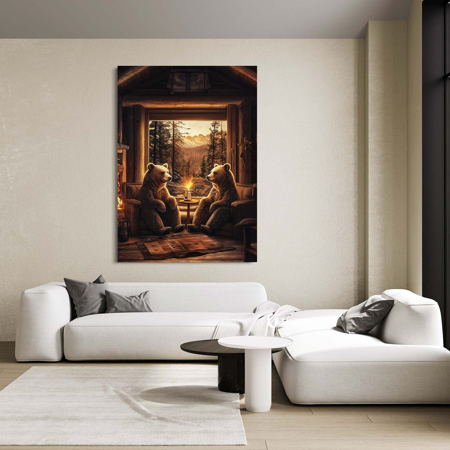 Wall Art Two Bear
